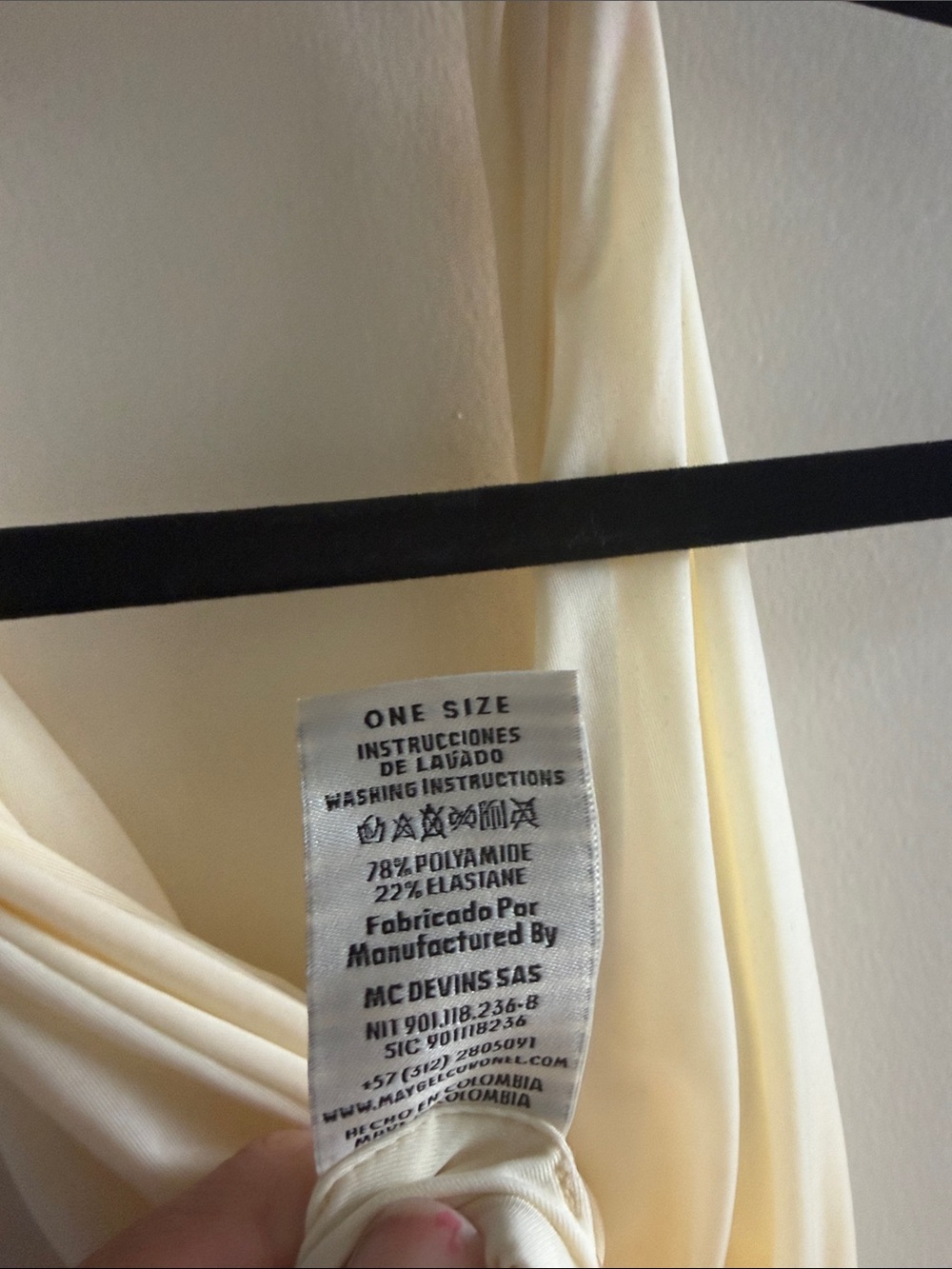 Villadiego dress in Vanilla Maygel Coronel - Picture 4 of 8